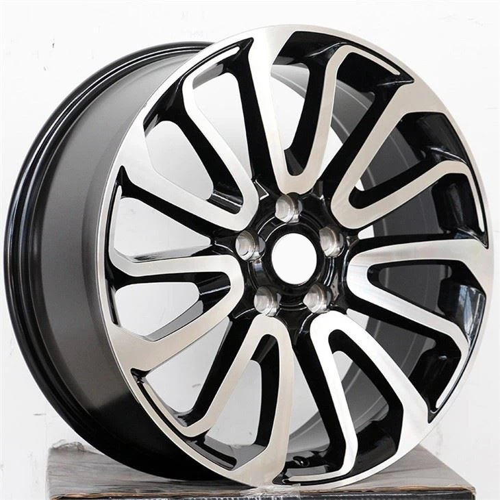 Rotate Spokes Black Milling Face Cast Alloy Wheels