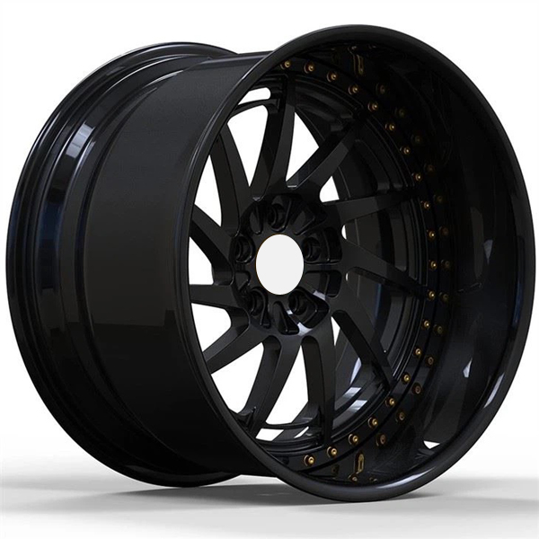 Black Rotary 2pcs Custom Forged Wheels