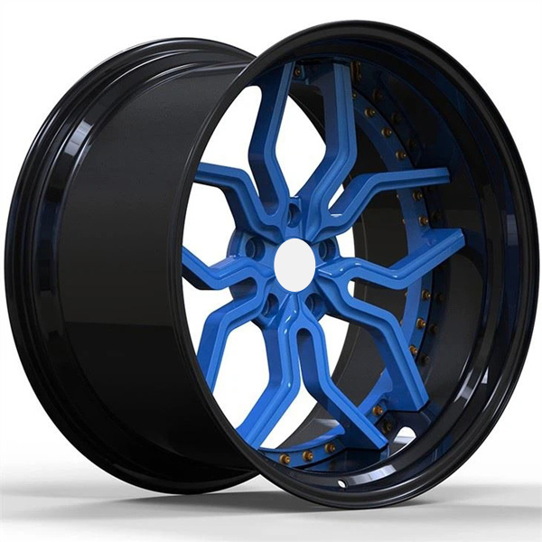 Blue Spokes 2 Pieces Design Wheels For Mclaren